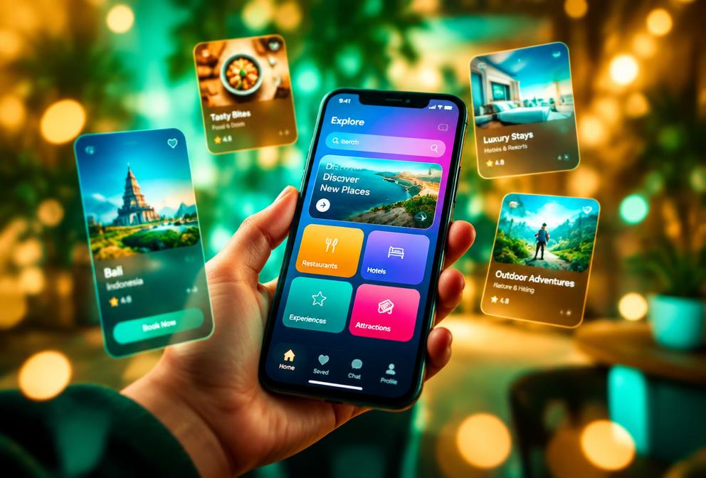 Mobile applications illustration